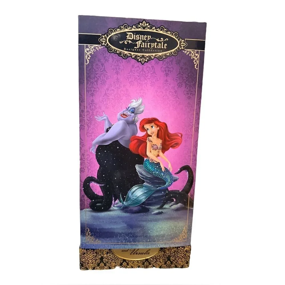 Disney 2015 Limited Edition Fairytale Designer Ariel Ursula Dolls Little Mermaid